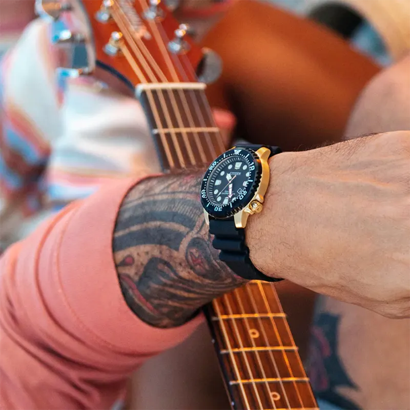 Citizen Promaster Dive Eco-Drive Solar Black Dial Men's Watch- BN0152-06E